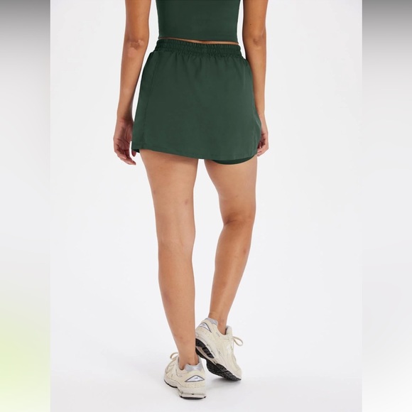 NWT Girlfriend Collective Moss Birdie Woven Skort - Picture 2 of 10